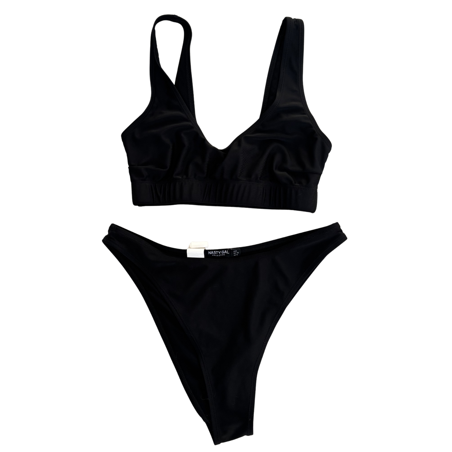 Nasty Gal Black Bikini Set