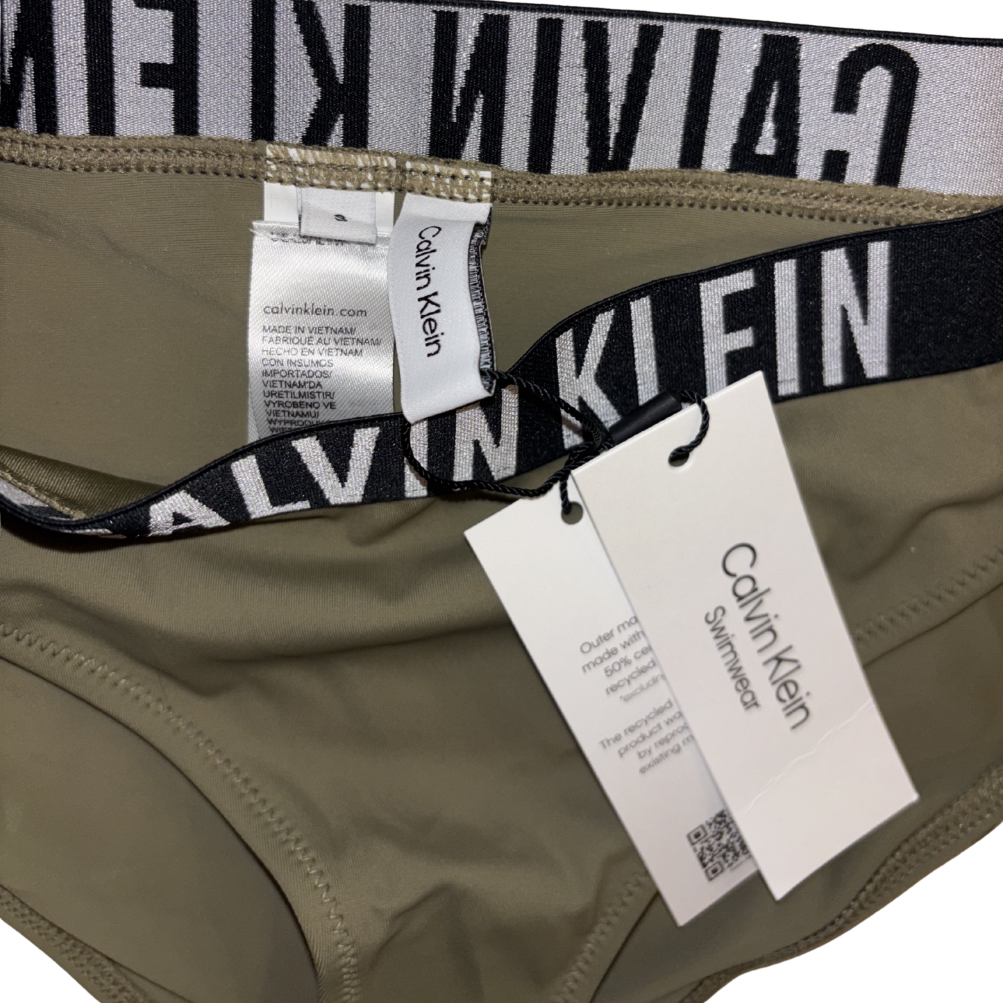 Calvin Klein Khaki Bikini Bottoms