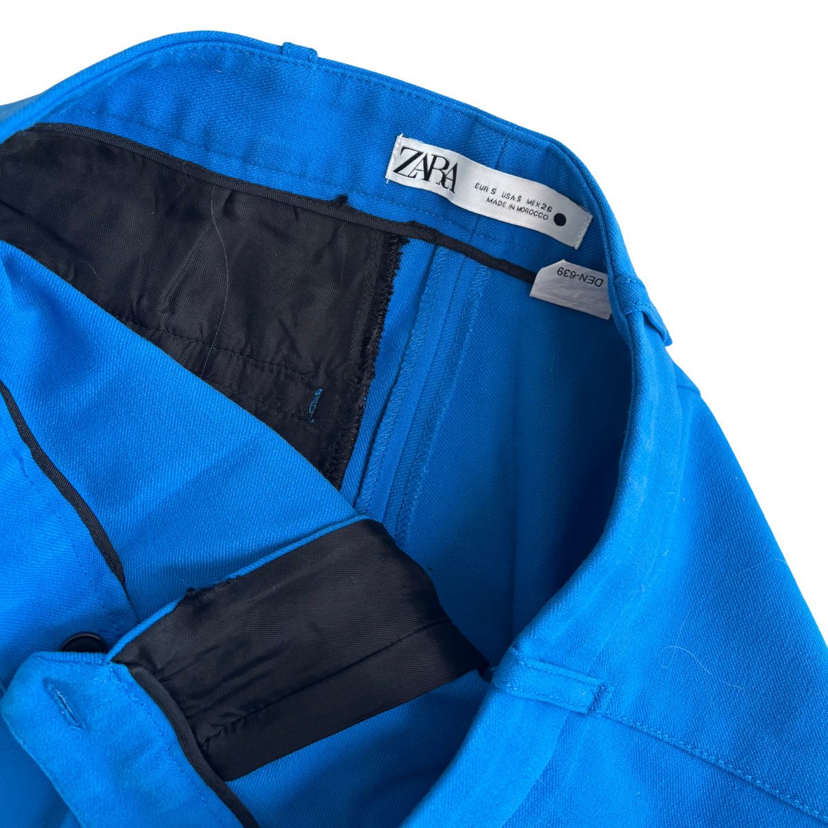 Zara Blue Cigarette Pants