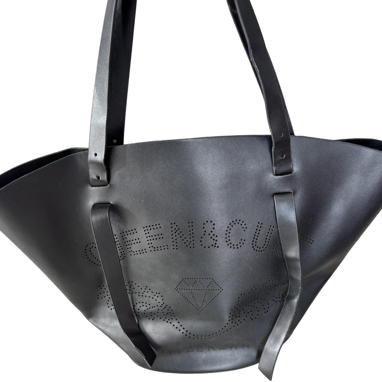 Queen & Cult Black Bucket Tote Bag