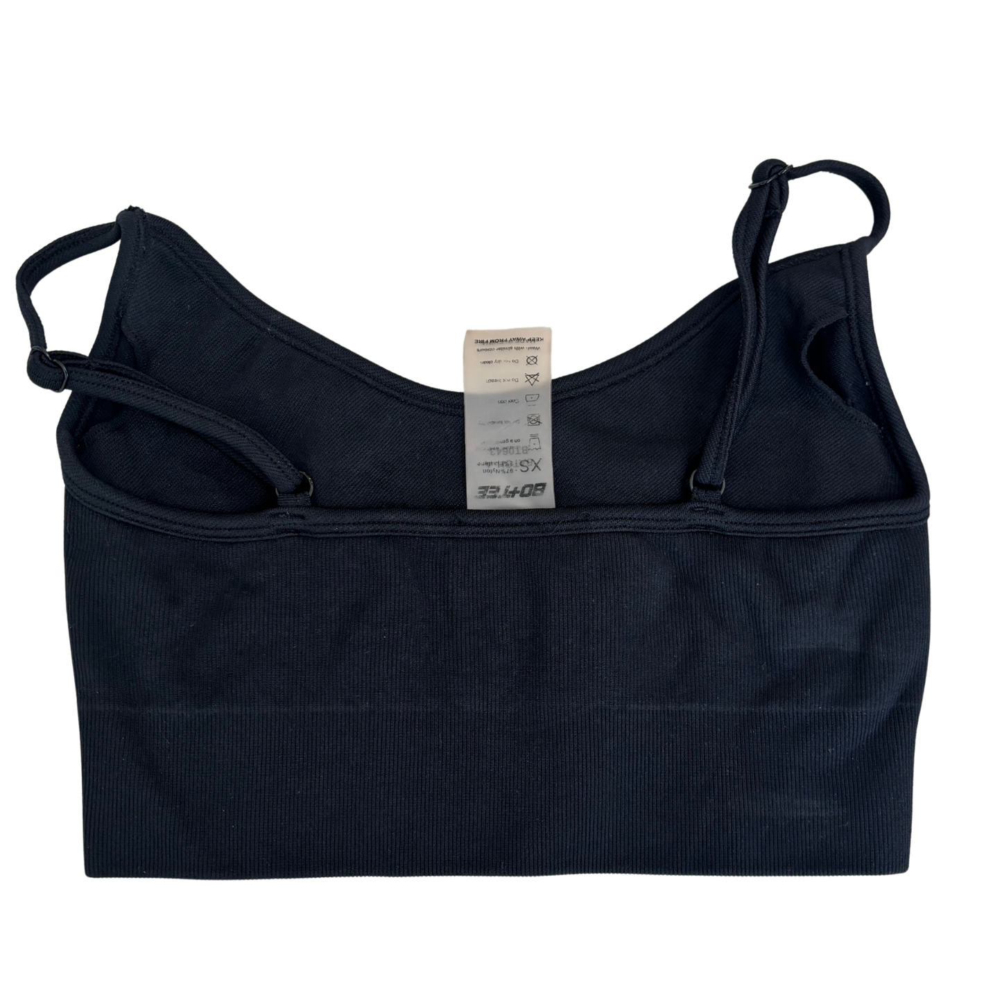 Bo + Tee Black Sports Bra