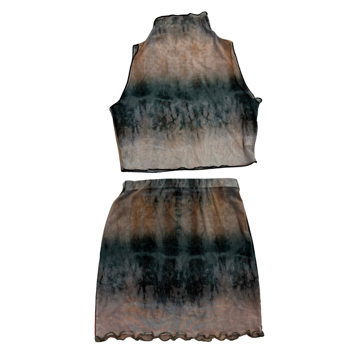 PLT Mesh High Neck Co-Ord