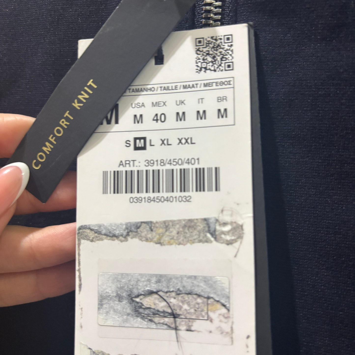 Zara Black Zip Up Jacket