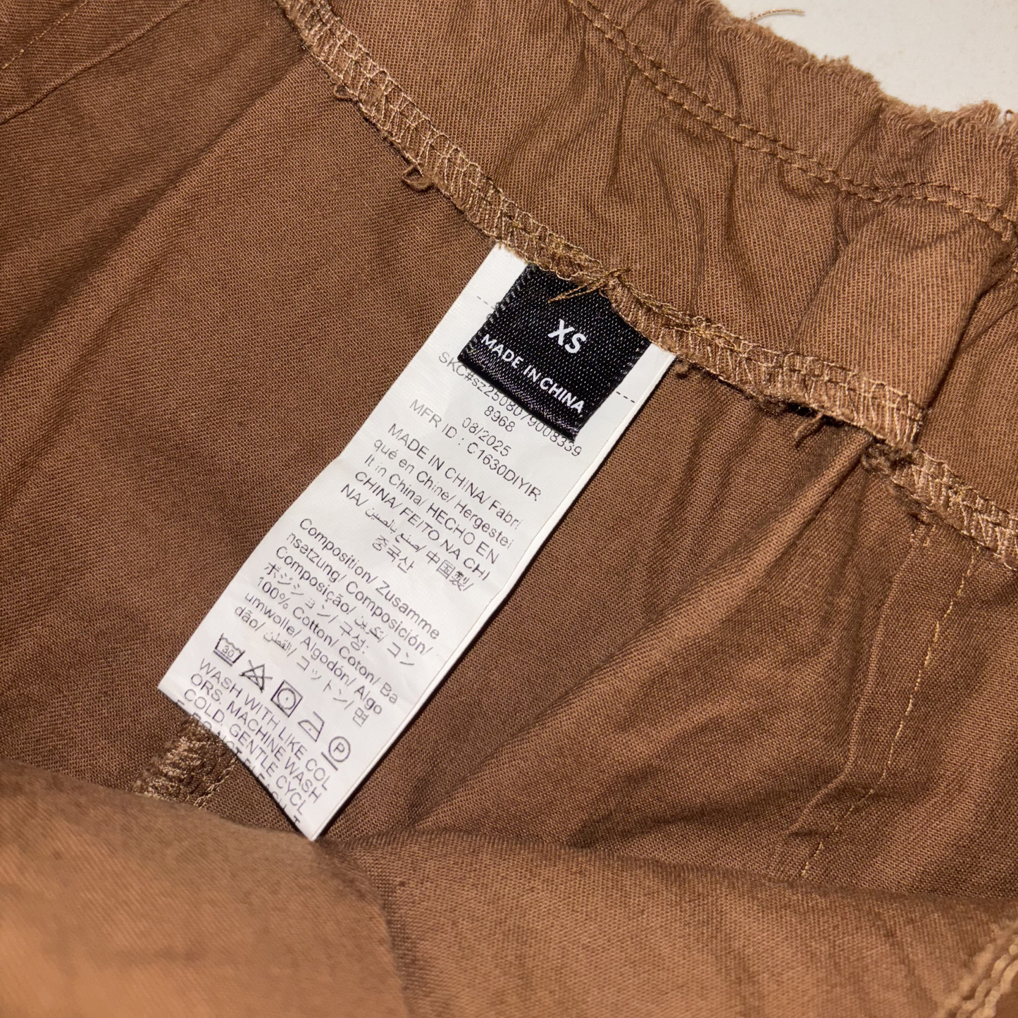 Brown Wide Leg Trousers
