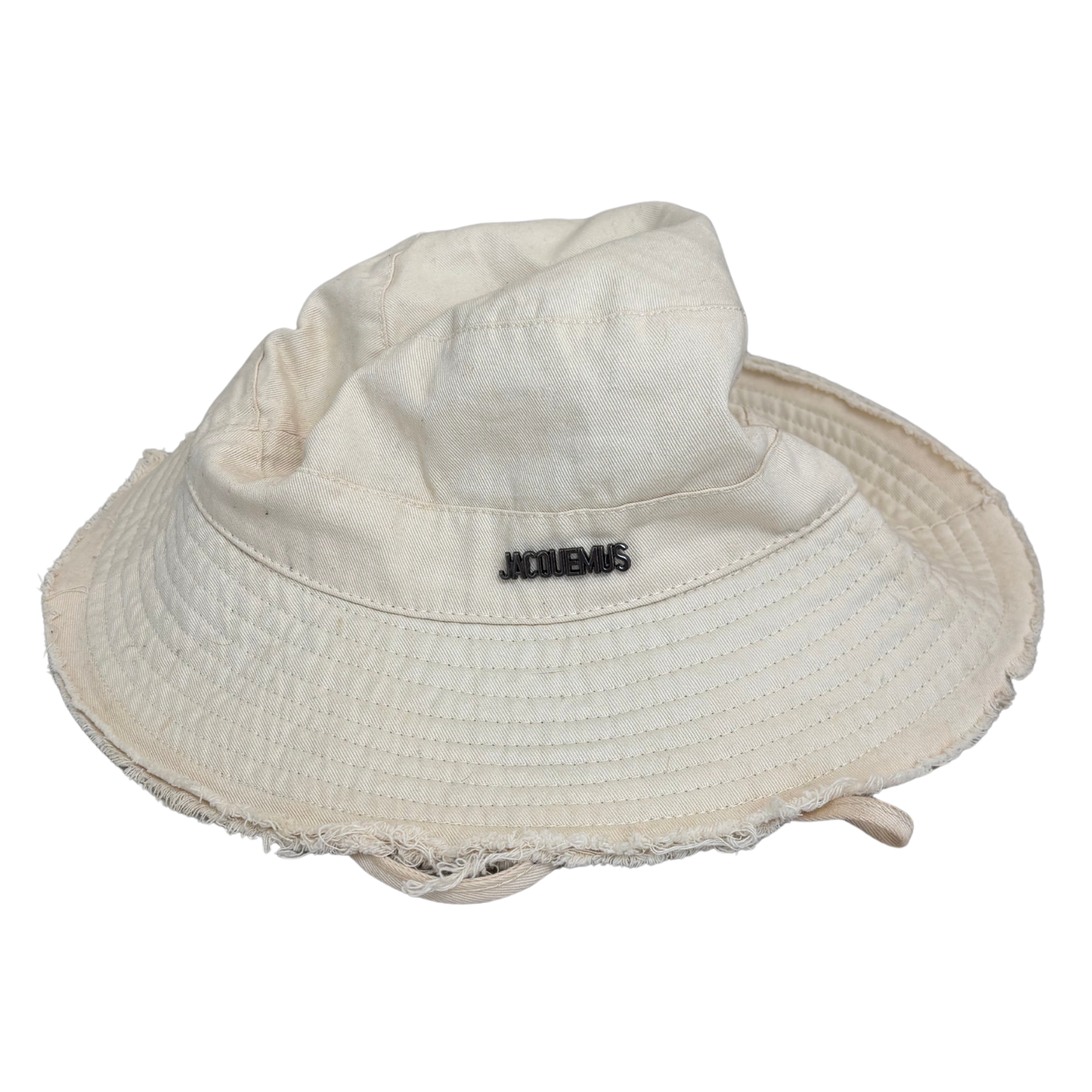 'J’ Cream Bucket Hat