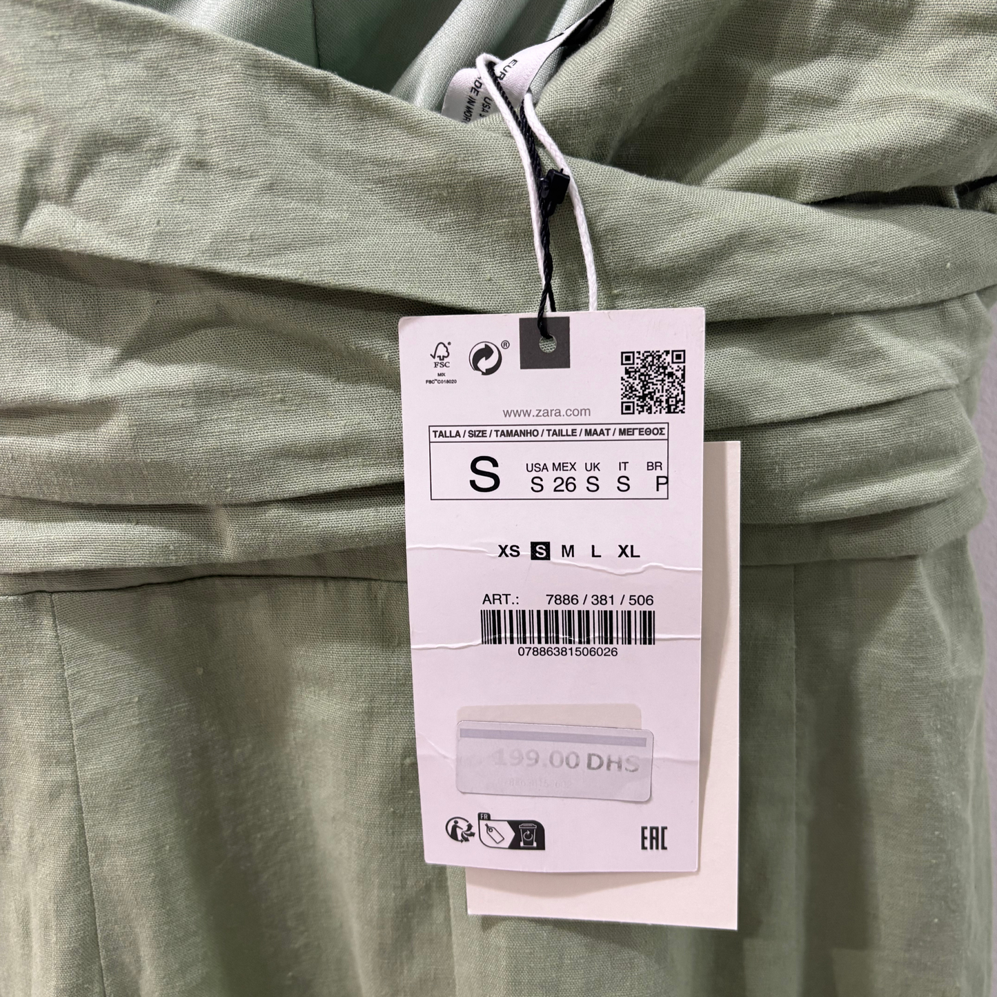 Zara Green Midi Dress