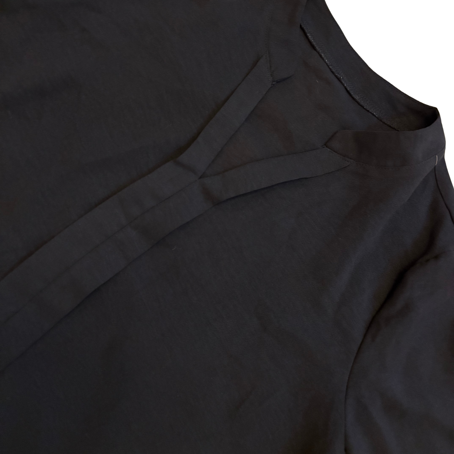 Black Long Sleeve V-Neck Shirt