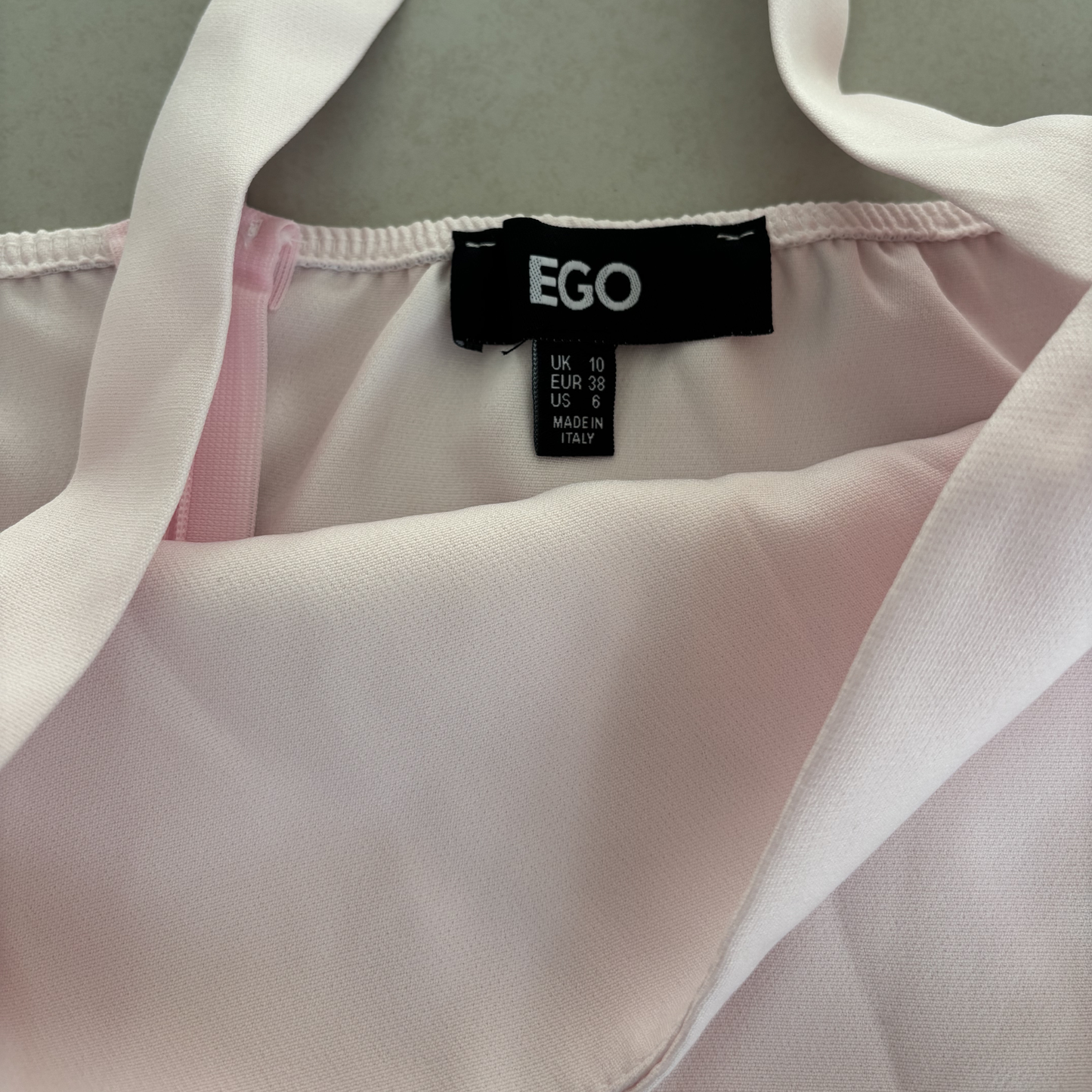 Ego Pink Halterneck Mini Dress