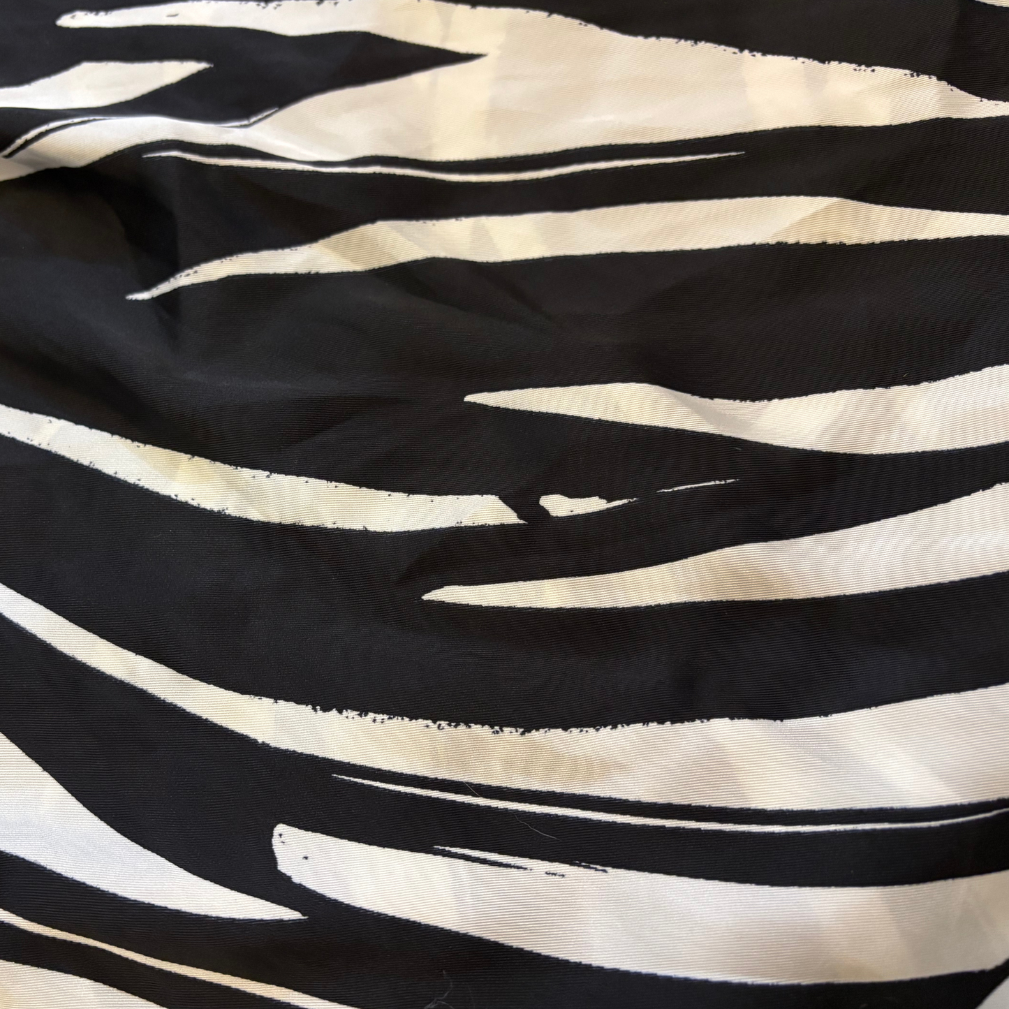 Mango Zebra Print Mini Dress