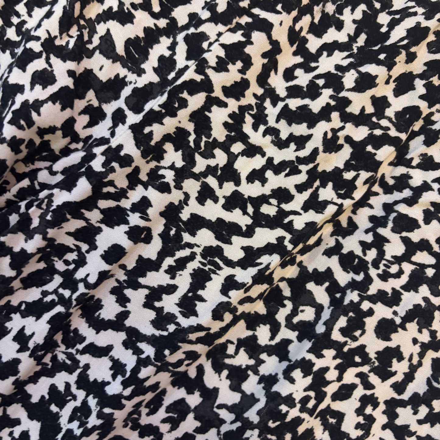 H&M Black & White Abstract Print Culottes