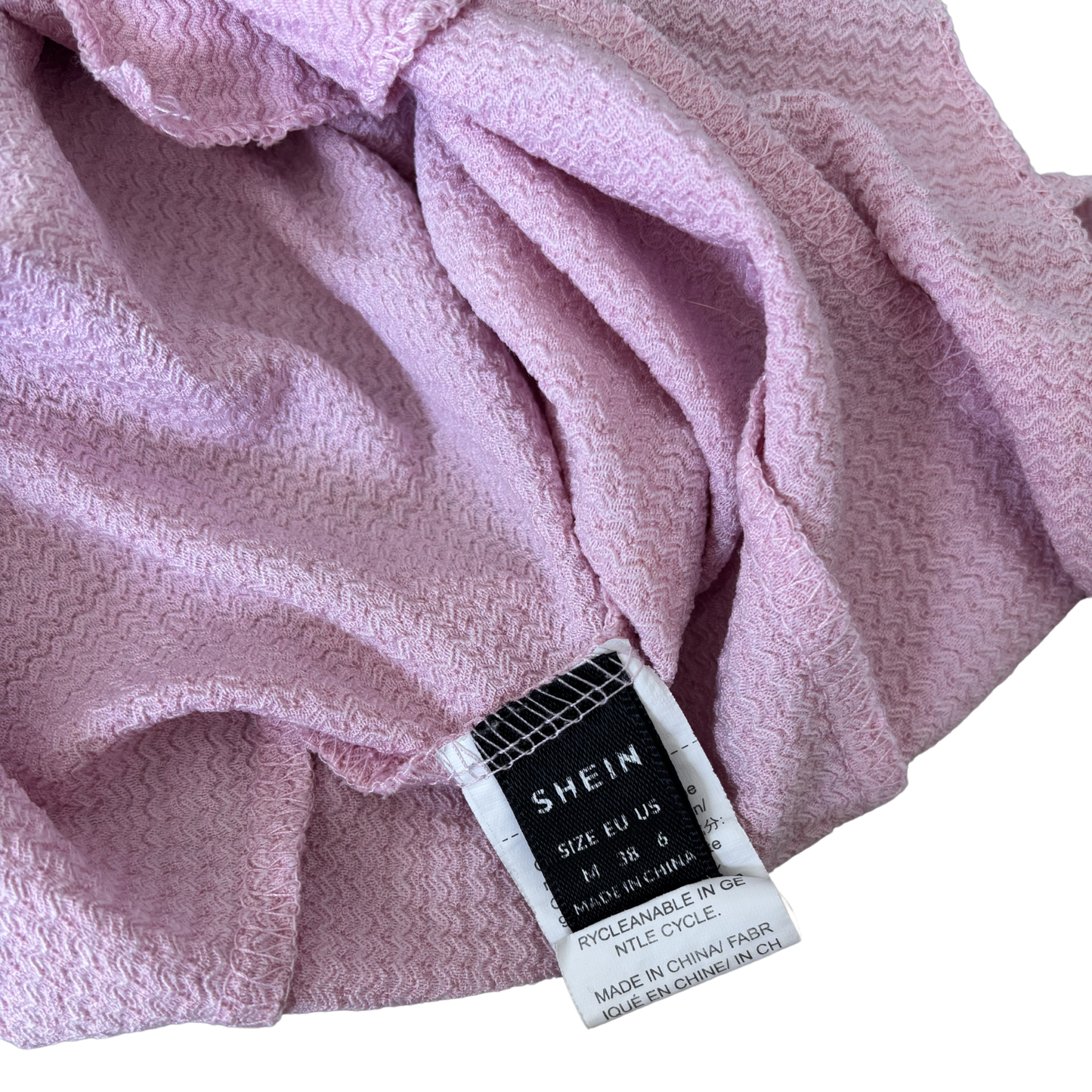 Pink Tie Front Top
