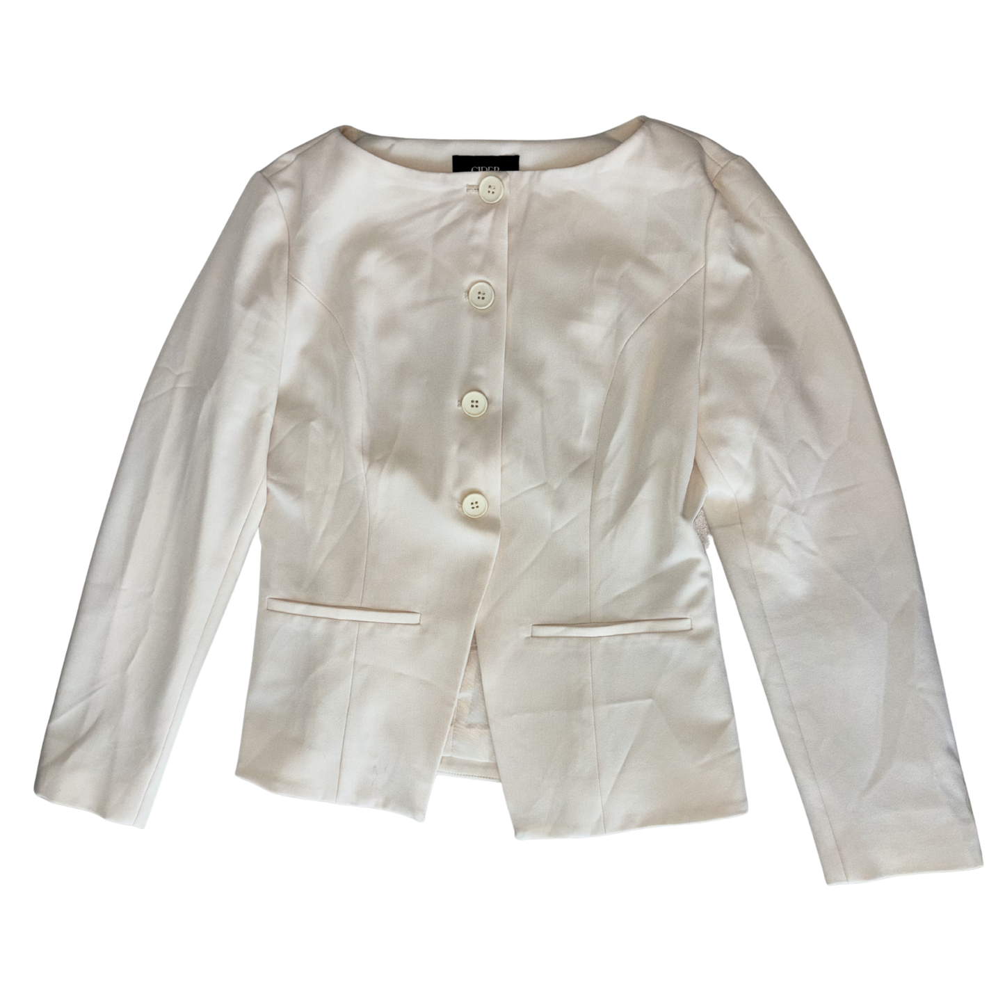 Cider Cream Cropped Blazer