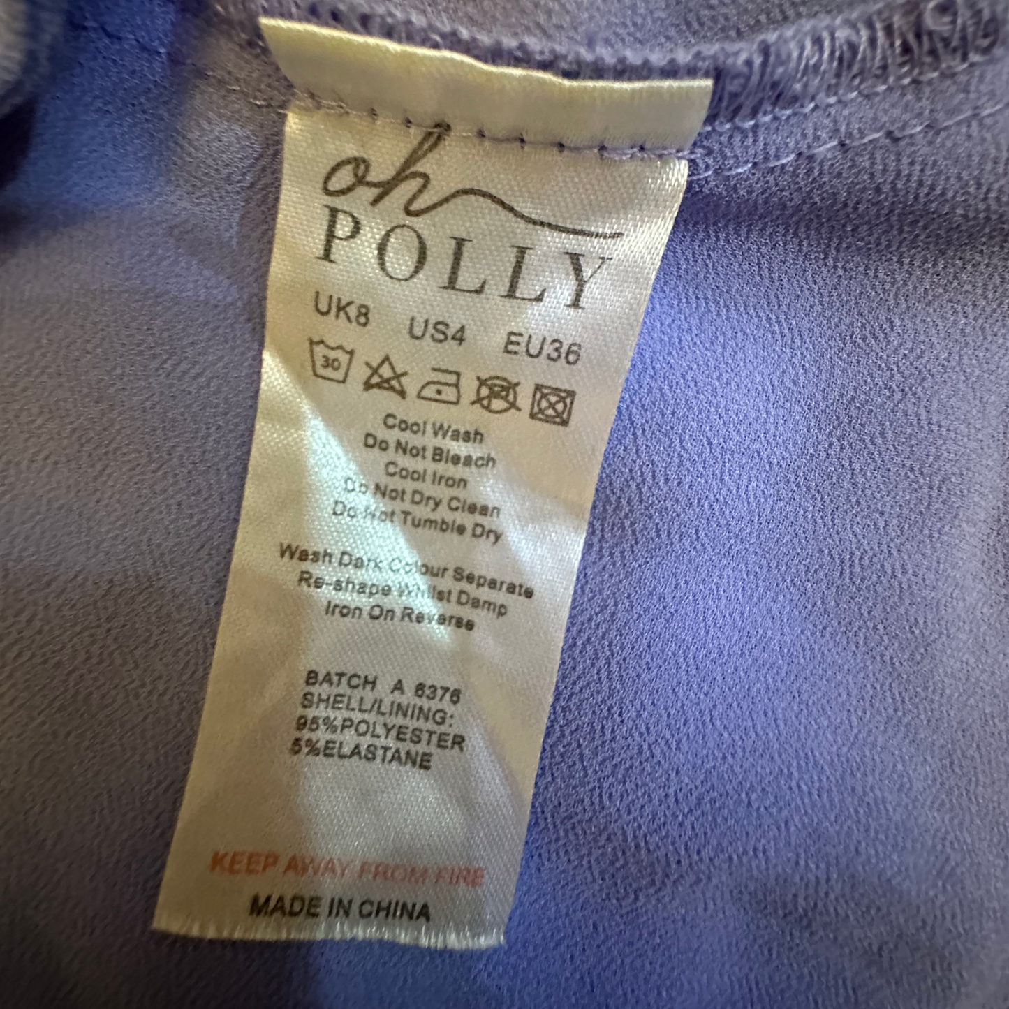 Oh Polly Purple Super Crop Cardi