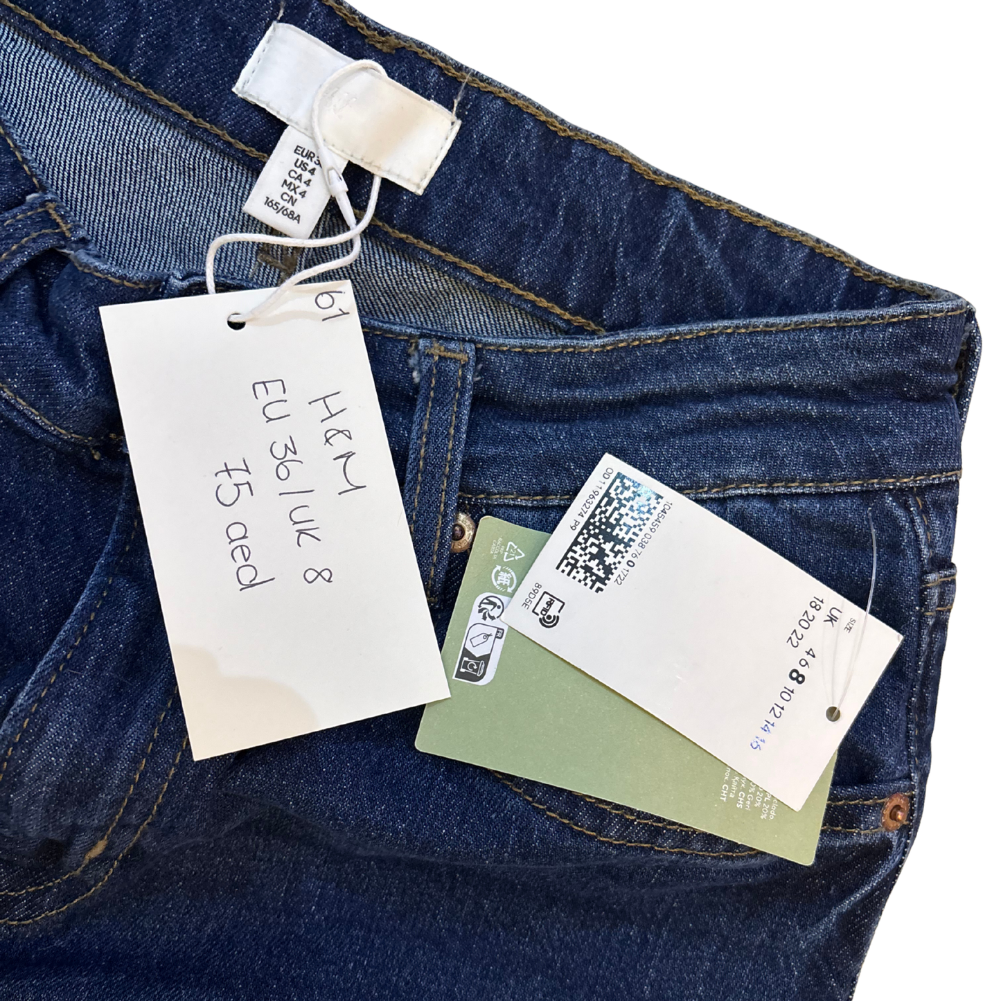 H&M Blue Wide Leg Jeans
