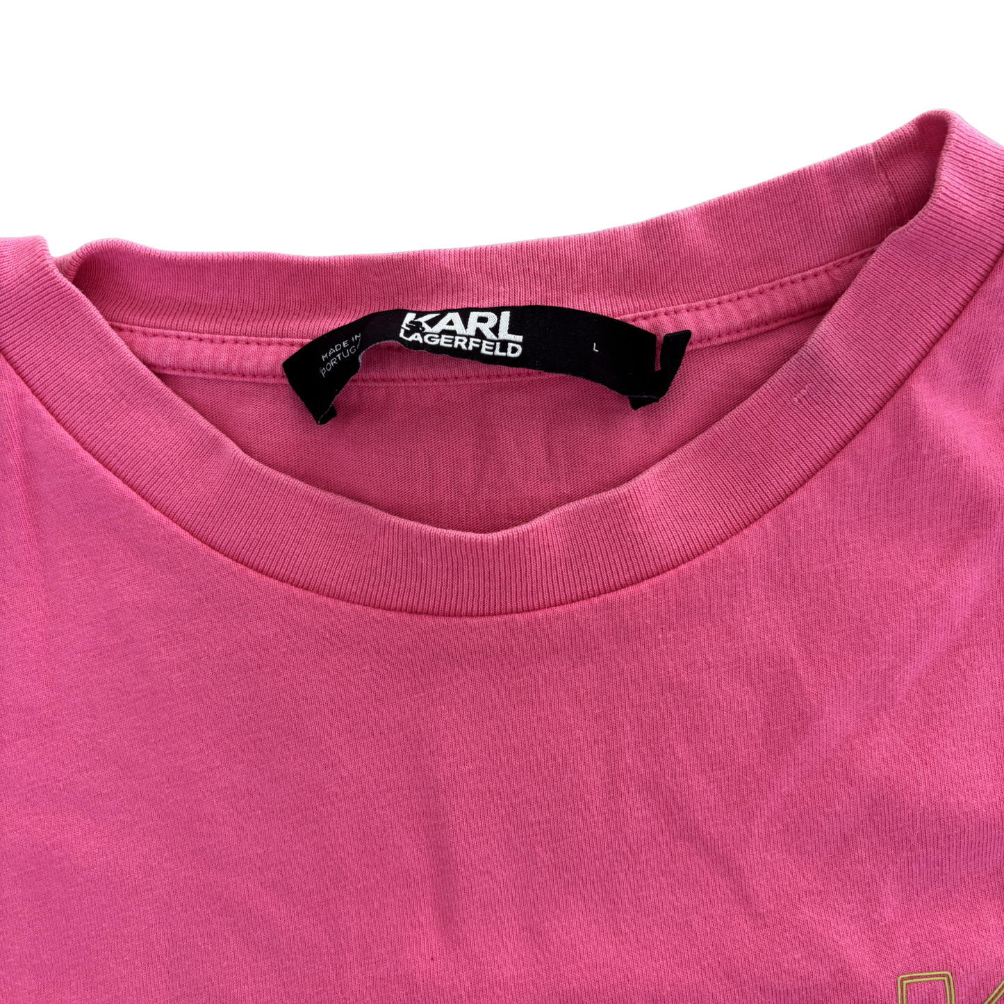 Karl Lagerfeld Pink Logo Tee