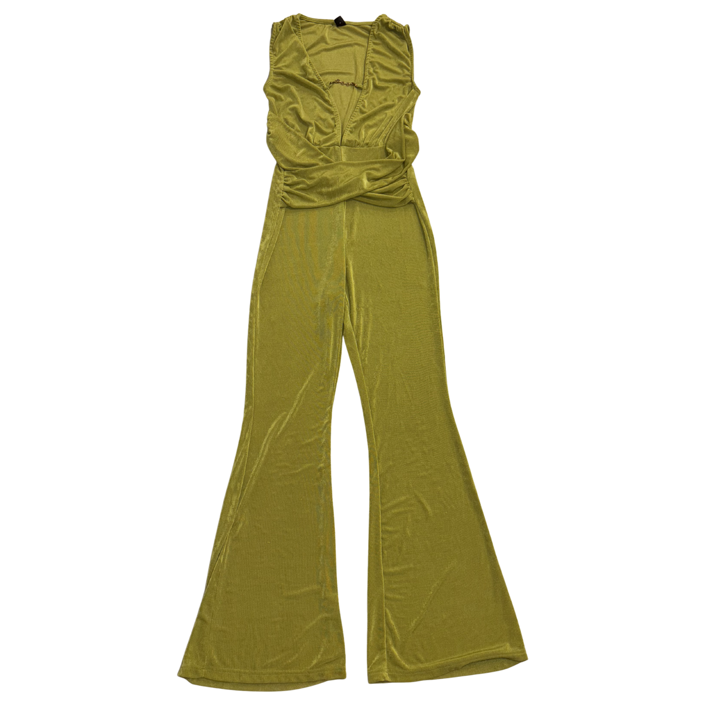 Green Cut Out Jumpsuit