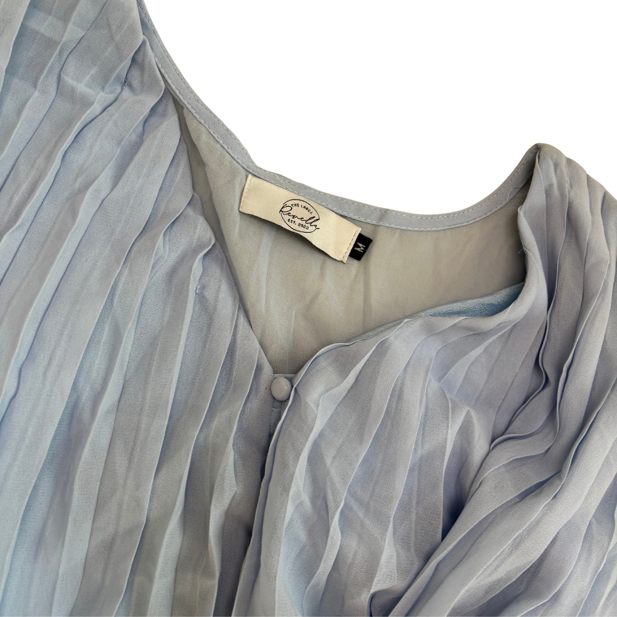 Revella The Label Blue Pleated Dress