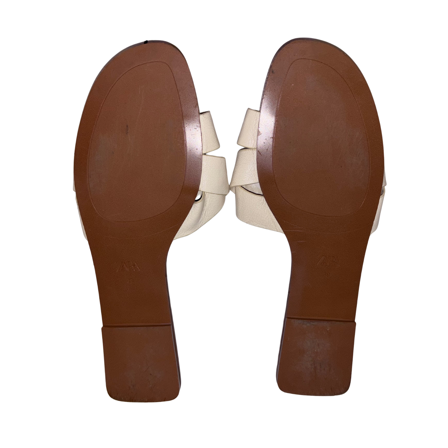 Zara Criss-Cross Leather Sandals