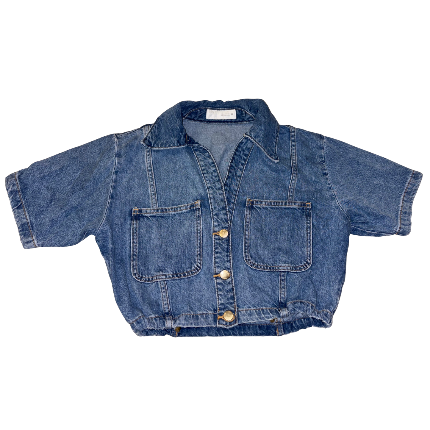 Zara Denim Top