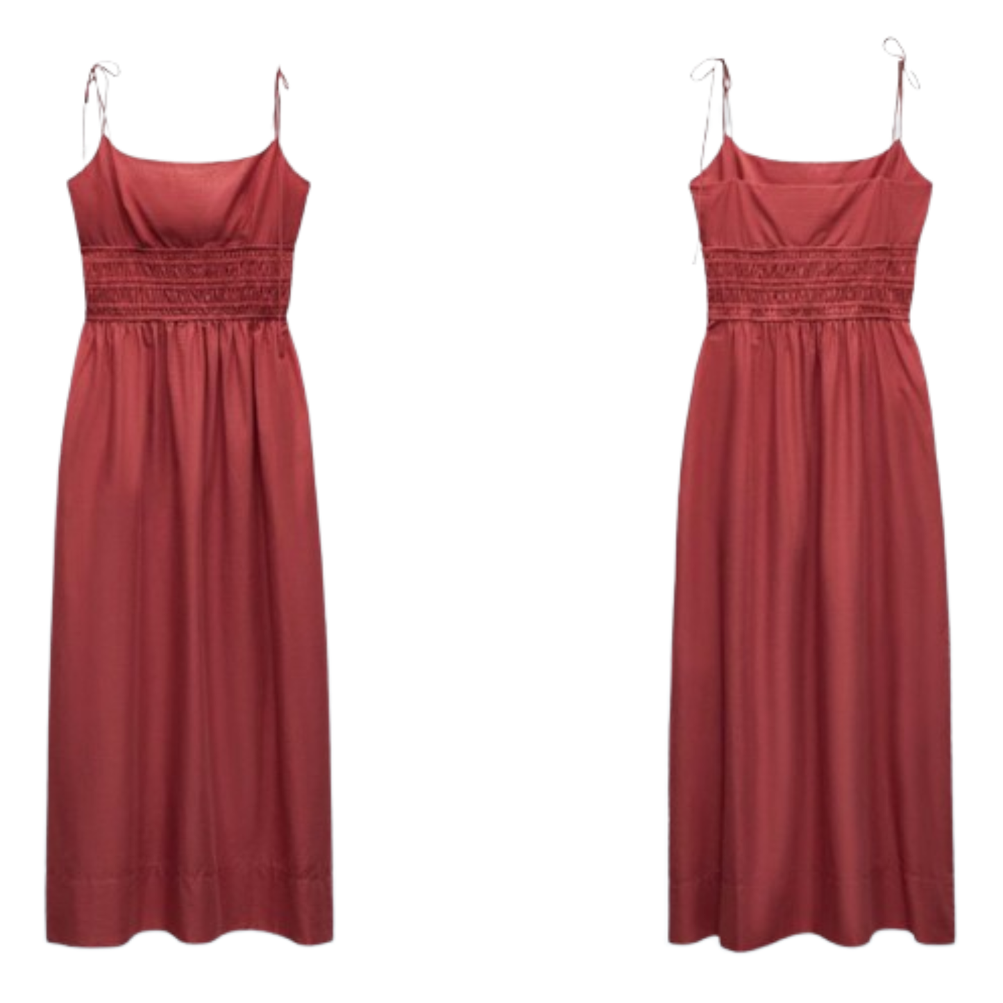 Zara Rust Midi Dress