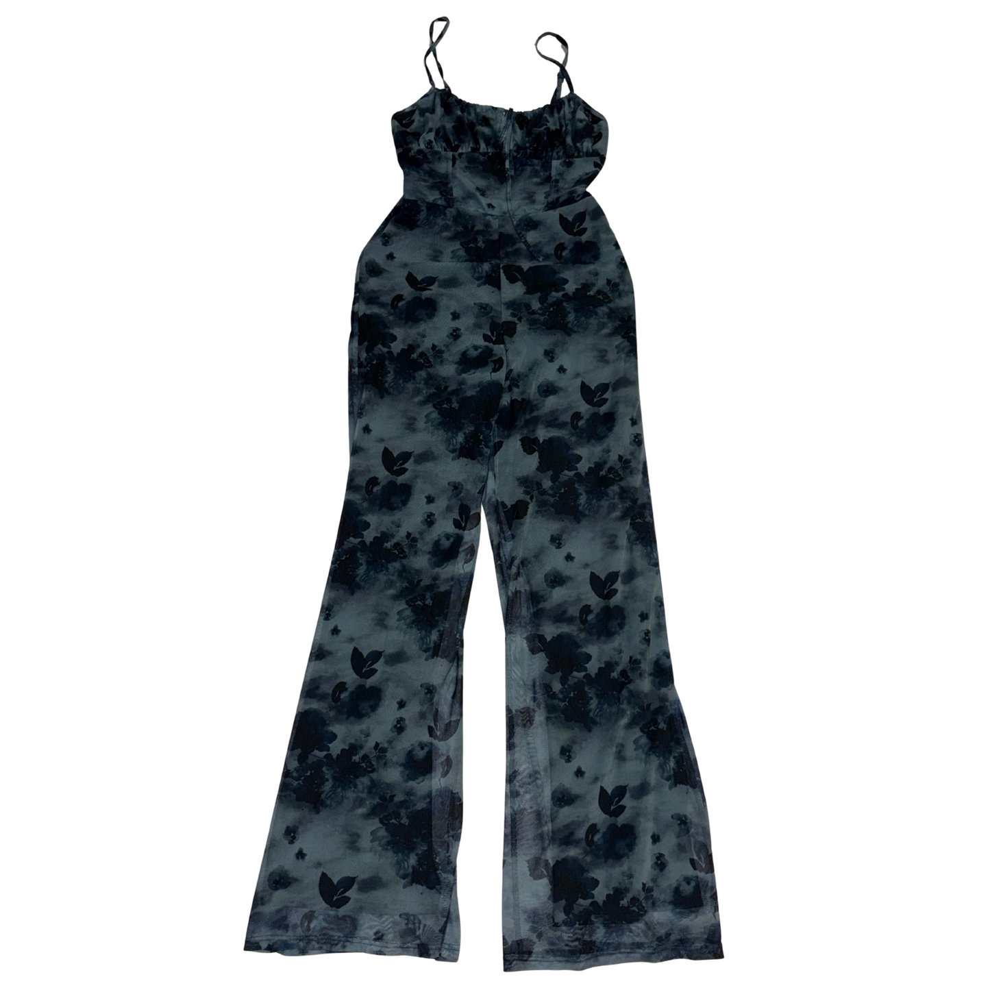 Urban Outfitters Black Floral Jumpsuit