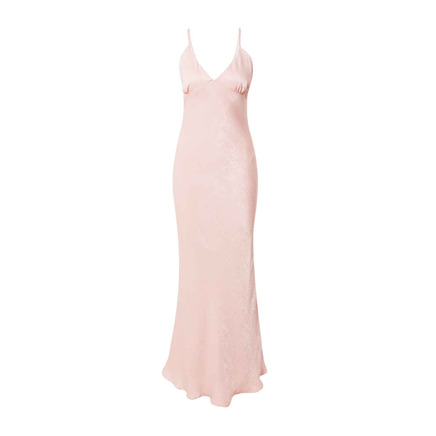 Nasty Gal Pink Satin Maxi Dress