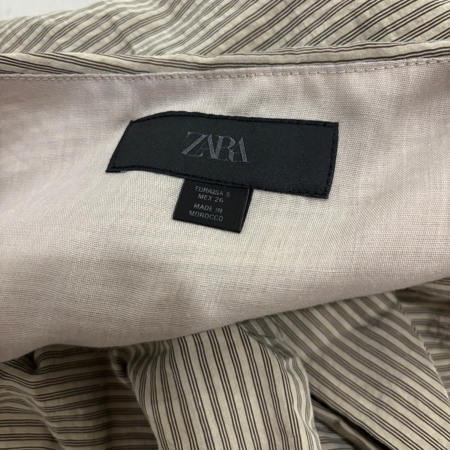 Zara Striped Halterneck Dress