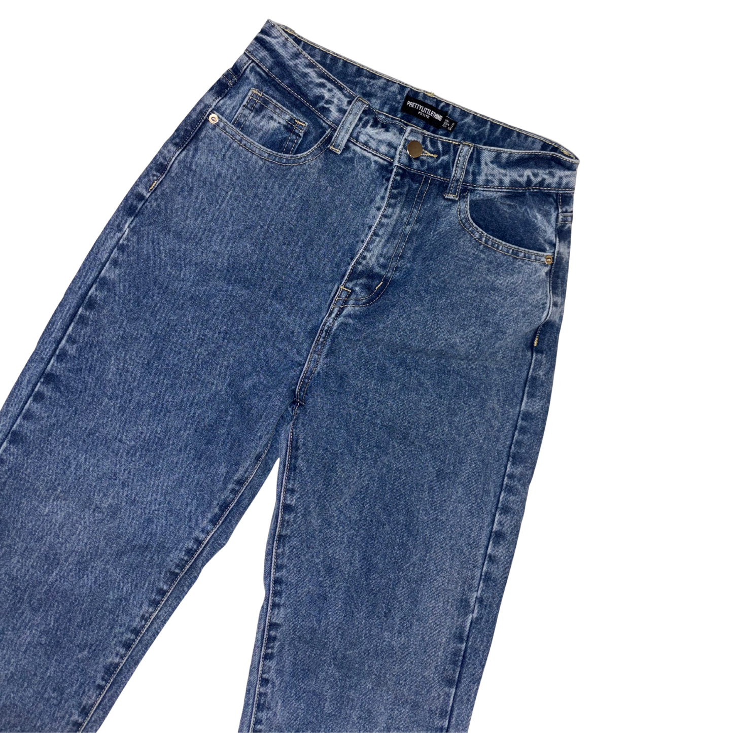PLT Straight Leg Blue Jeans