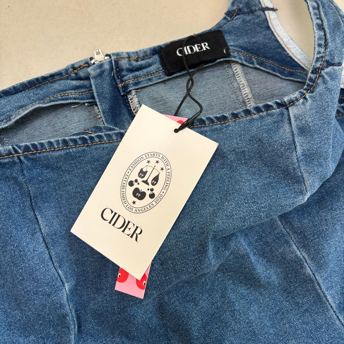 Cider Denim Mini Dress