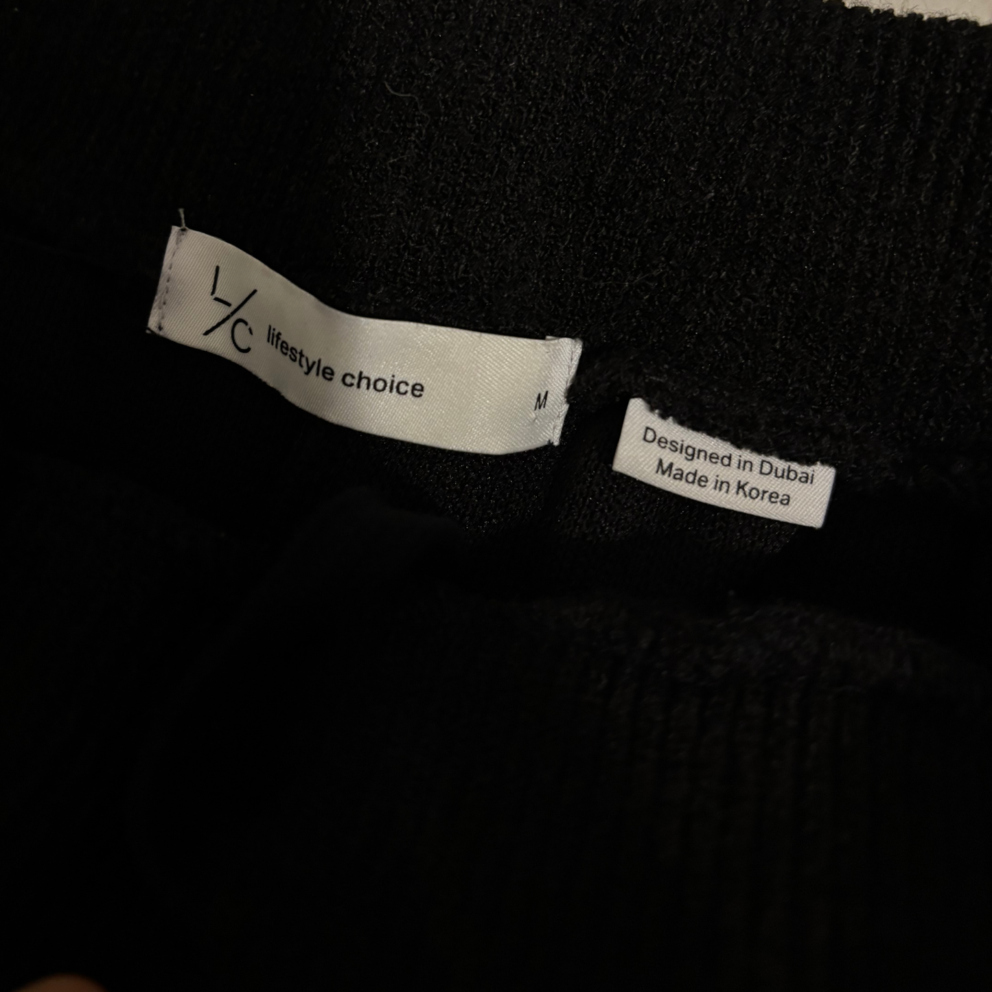 Lifestyle Choice Black Co-Ord