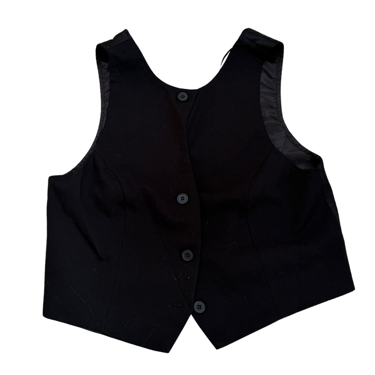 Zara Black Button-Up Waistcoat