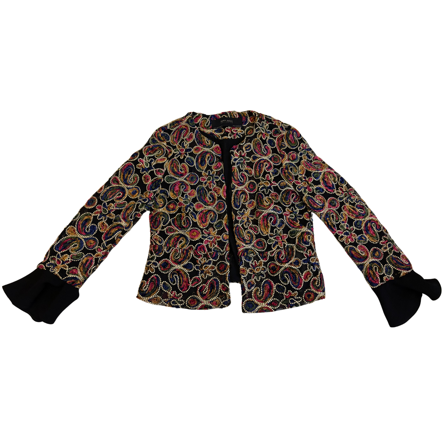 Zara Multi Coloured Abstract Blazer