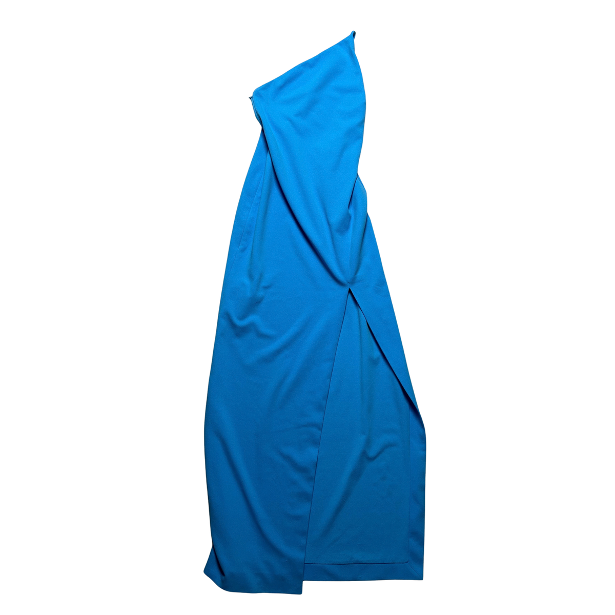 Solace London Blue Asymmetric Maxi Dress