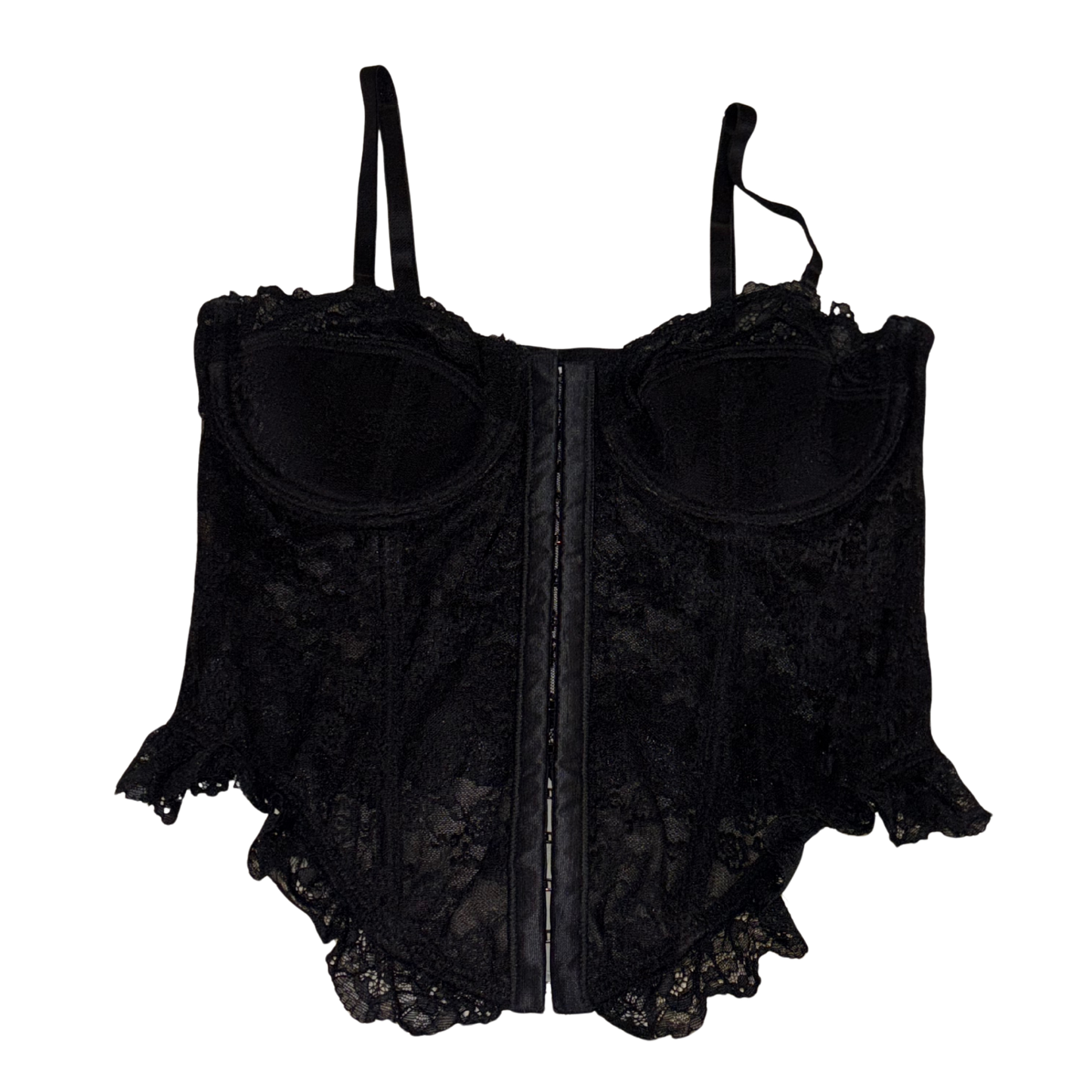 Black Lace Corset Top