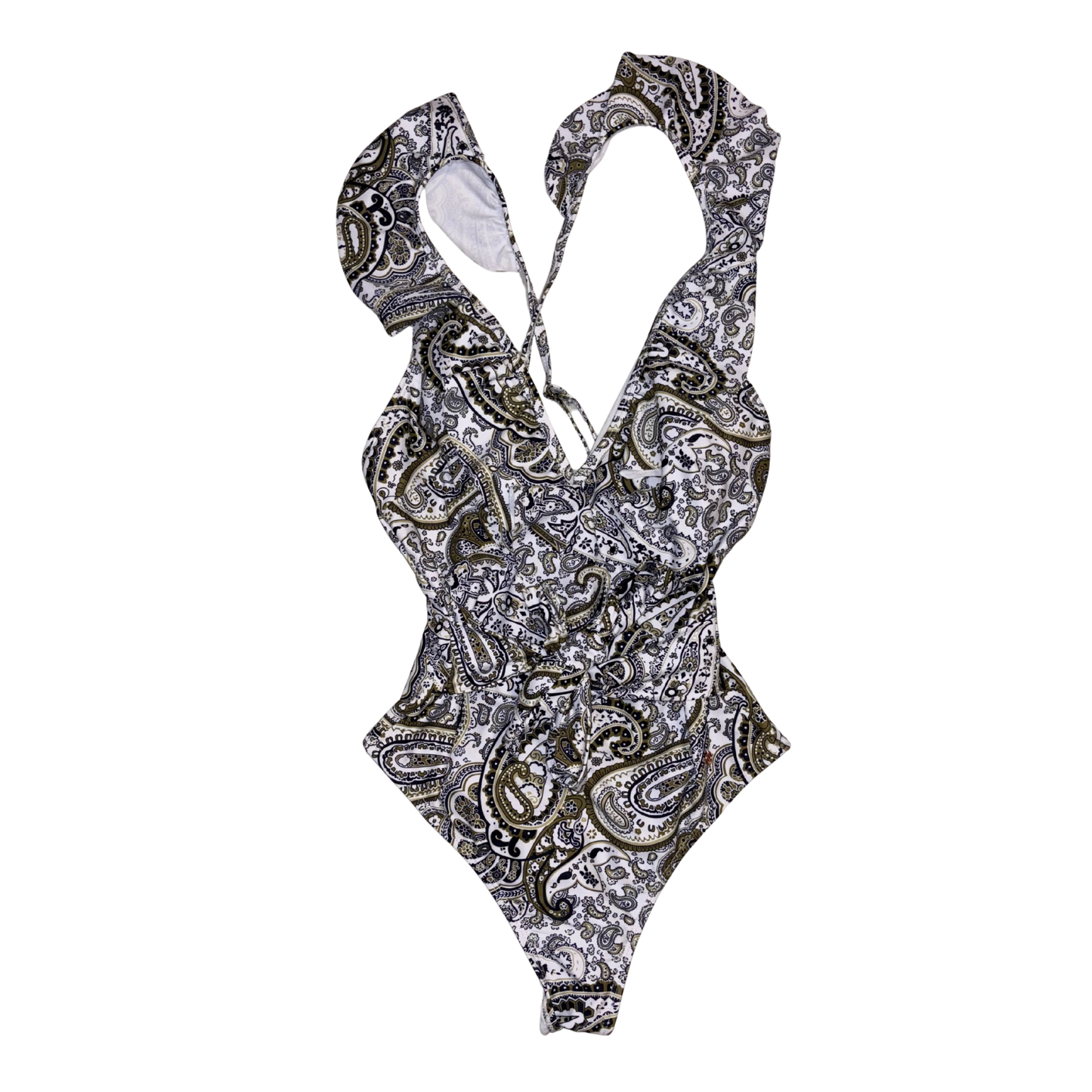 Joan Vass Tie Waist Swimsuit