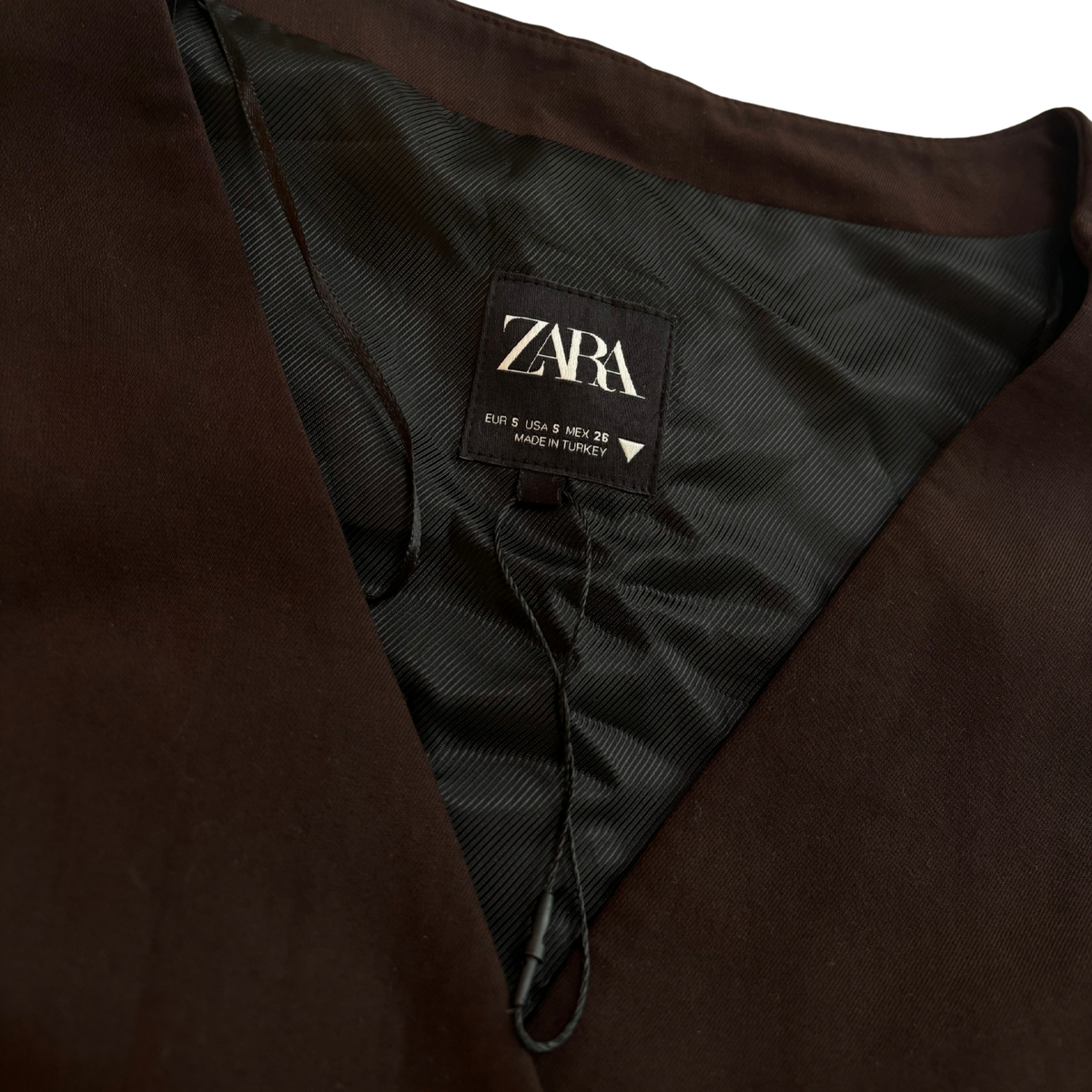 Zara Brown Waistcoat
