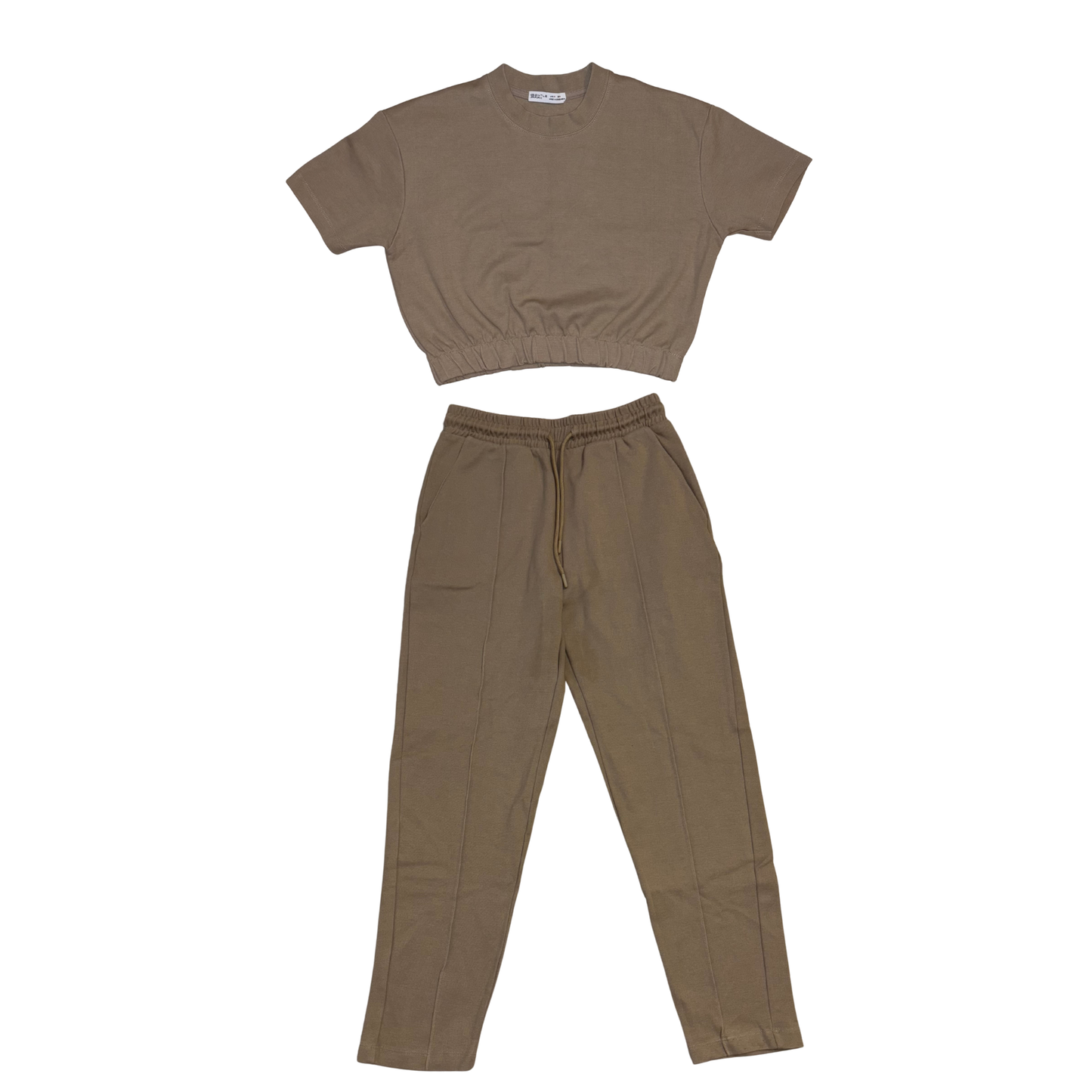 Gentle Park Nude Tracksuit Set
