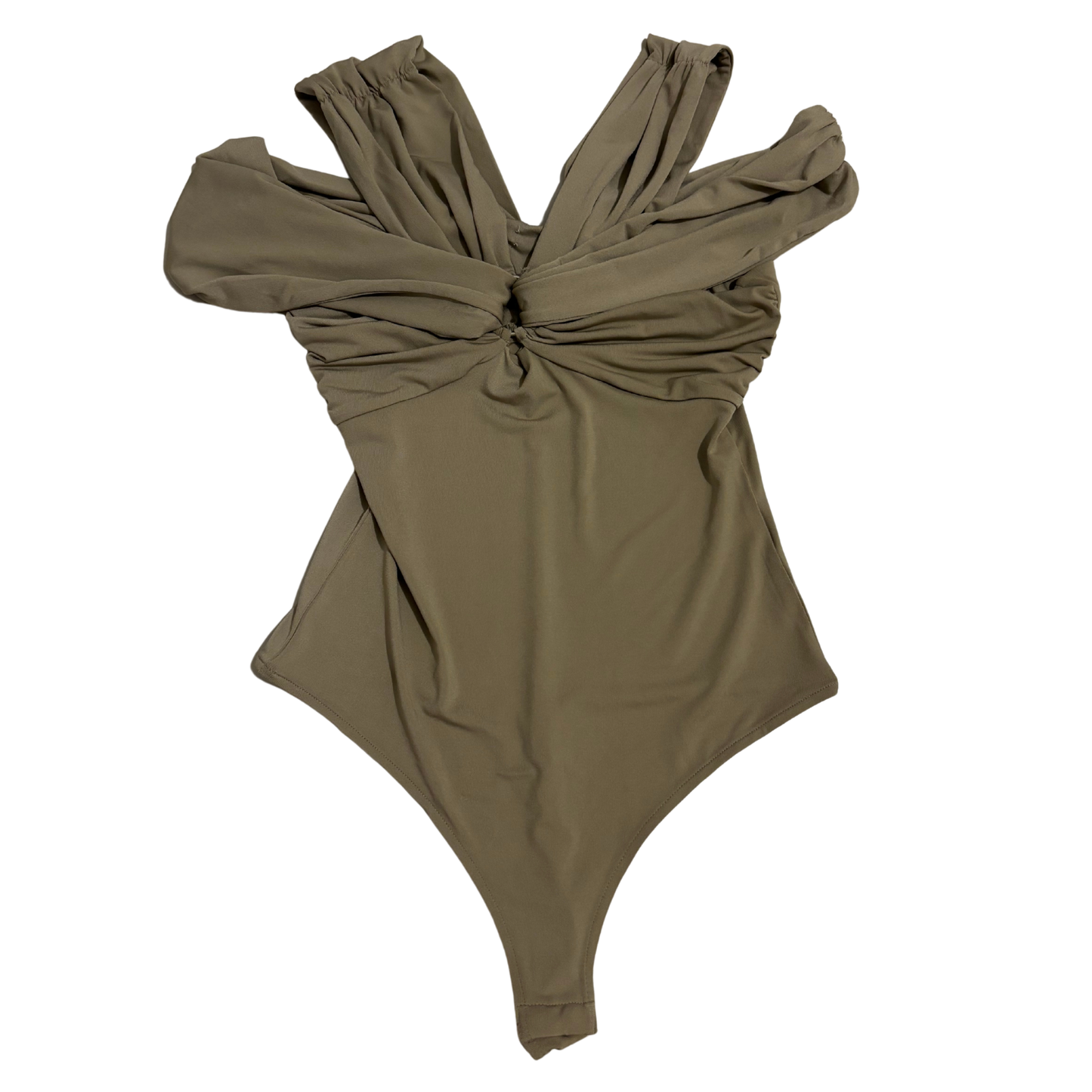 H&M Green Double Strap O-Ring Bodysuit