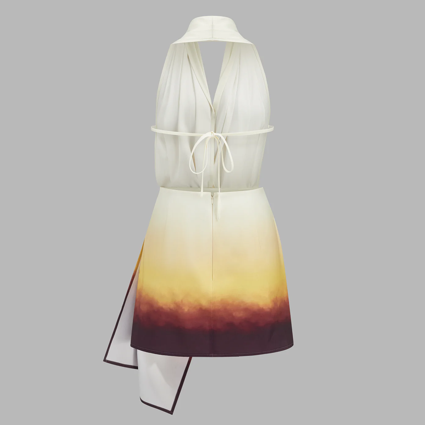 Commense Gradient Halterneck Mini Dress