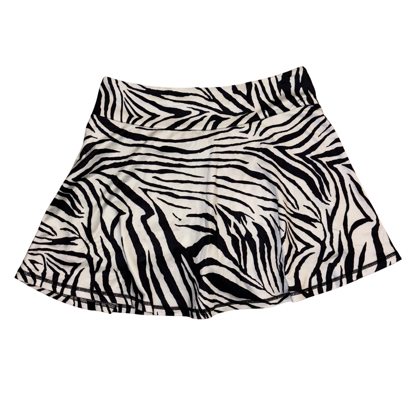 Zebra Print Skort