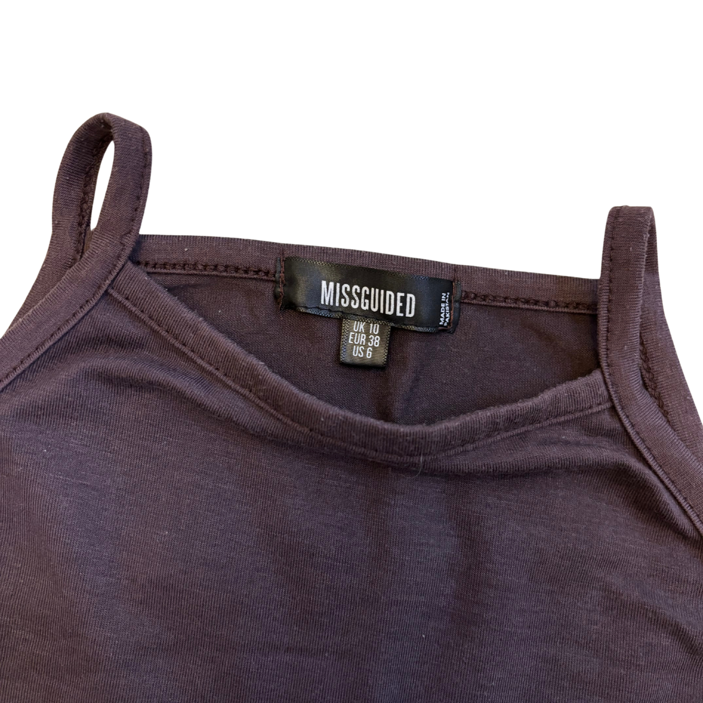 Missguided Chocolate Mini Dress