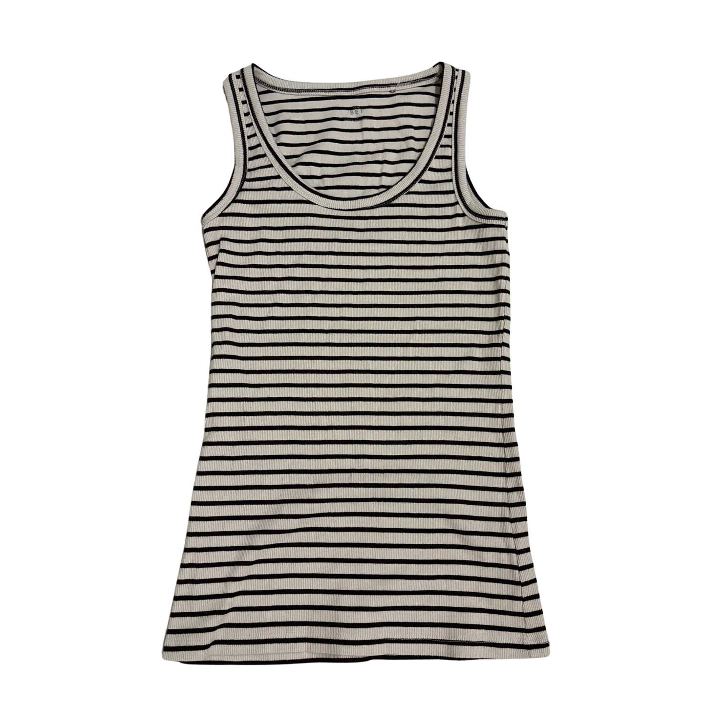 H&M Striped Ribbed Tank Top