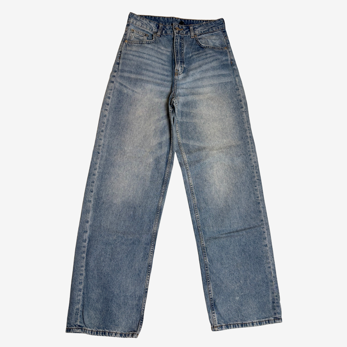 H&M Blue Wide Leg Jeans