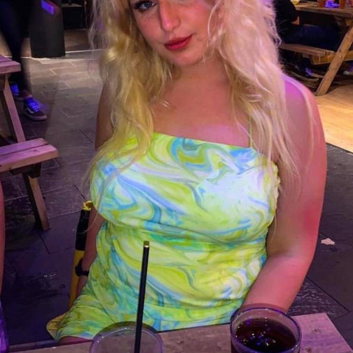 Quiz Marble Mini Dress