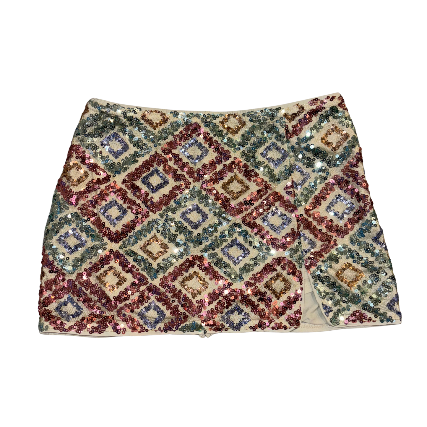 Coloured Sequin Mini Skort