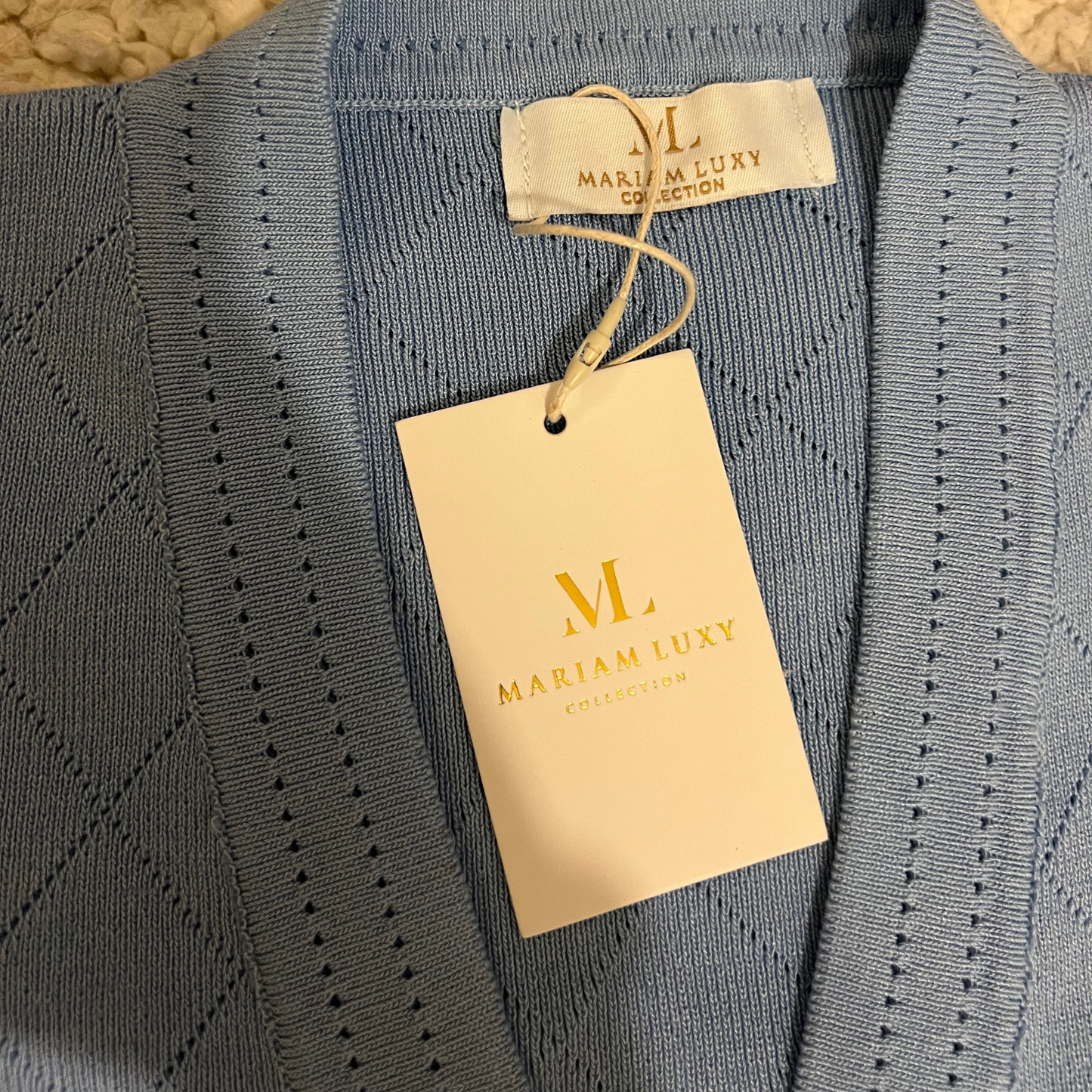 Baby Blue Short Sleeve Knit Mini Dress