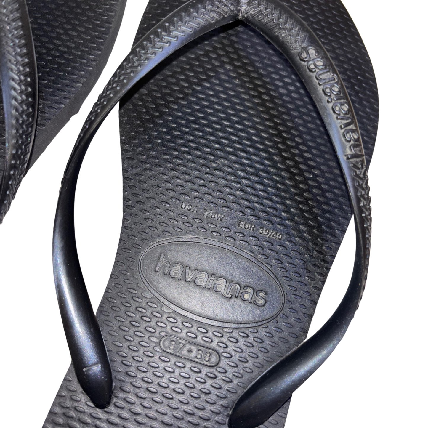 Havaianas Black Flip Flops