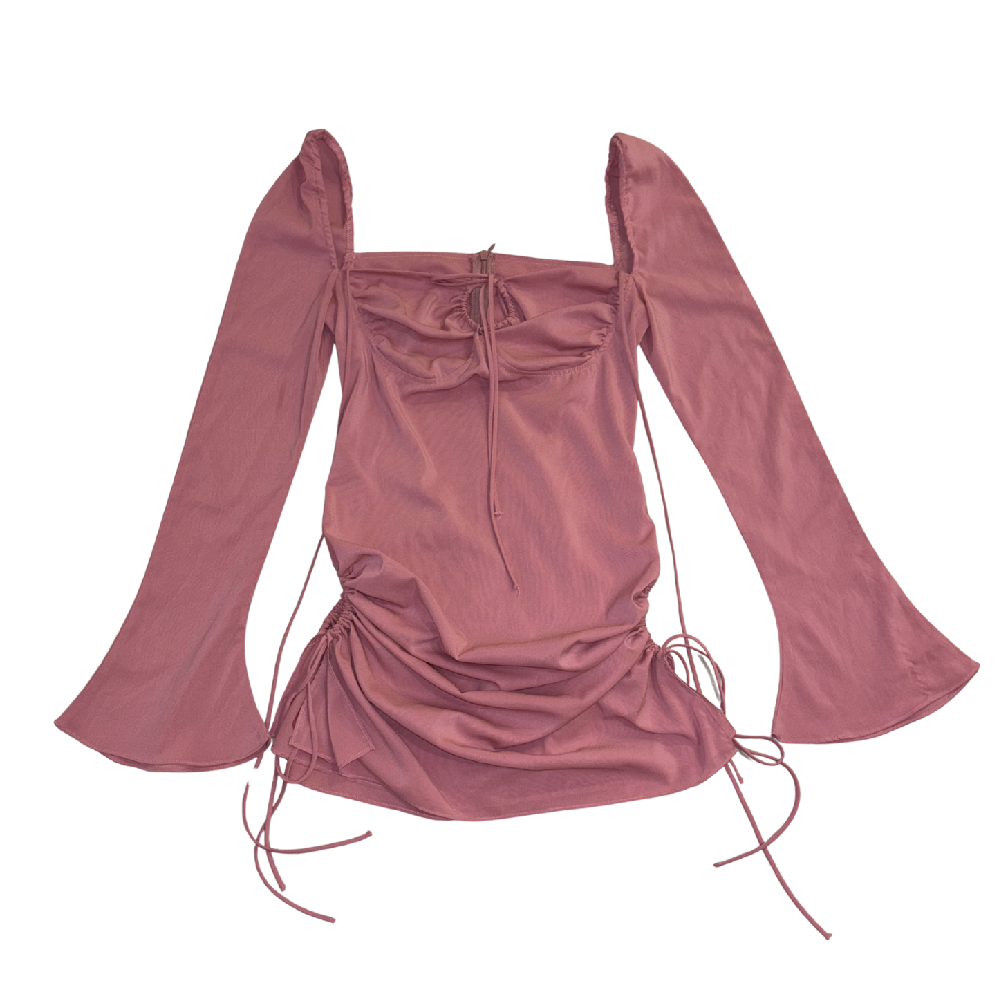 Pink Cut Out Mini Dress