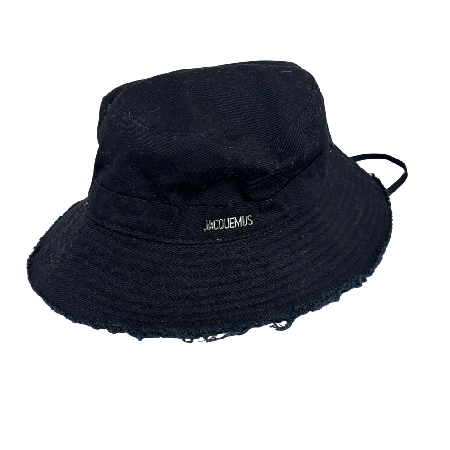 ‘J’ Black Bucket Hat