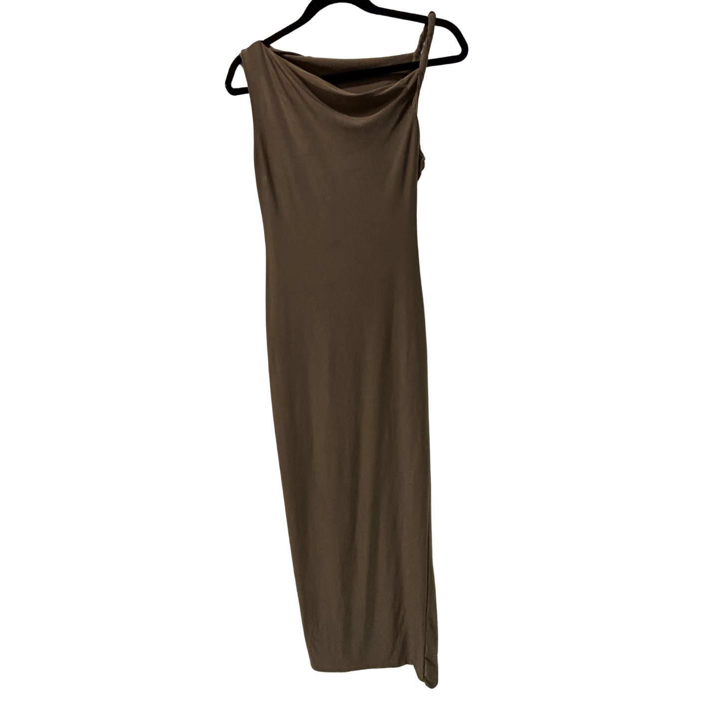 PLT Brown Slinky Maxi Dress